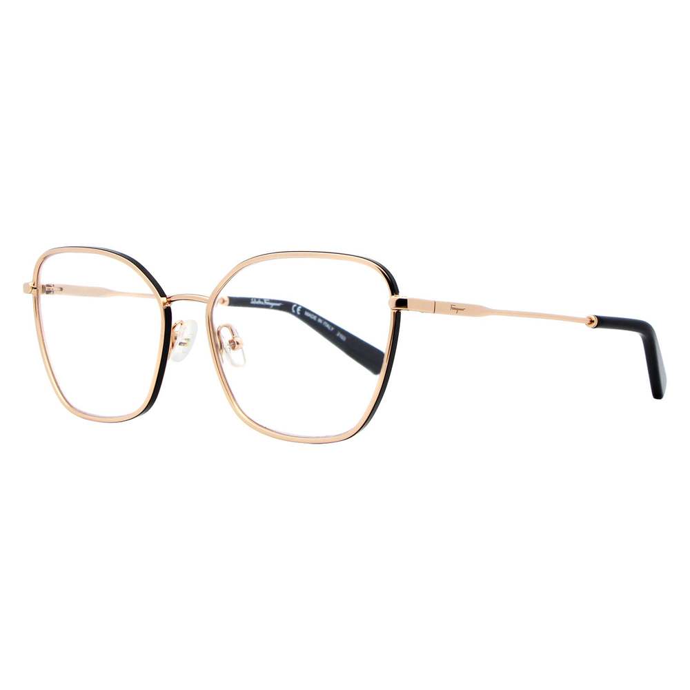 Salvatore Ferragamo Butterfly Eyeglasses SF2203 786 Rose Gold 55mm 2203